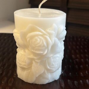 Rose Mould Candle