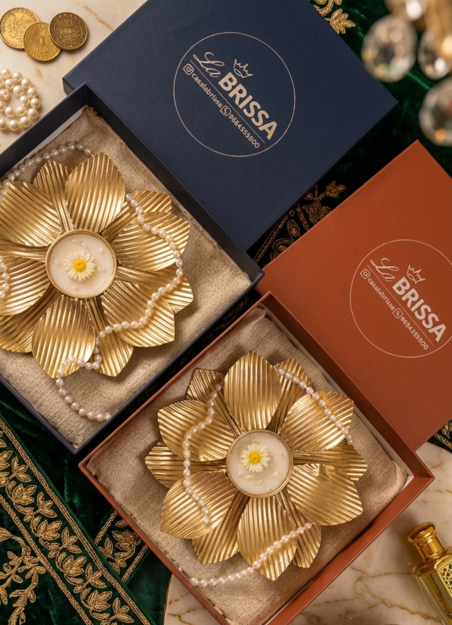 Golden Lotus Gift Box