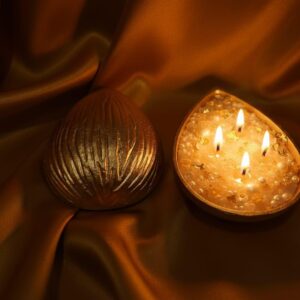 Golden Almond Aura Candle